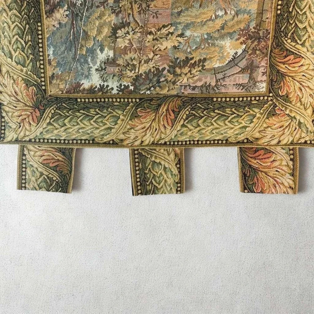 Vintage Fine Art Tapestry Fragonard The Swing Wall‎ Hanging Woven By Sea Gull